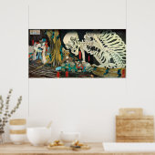 相 馬 古 裏, 国 Skeleton gemanipuleerd door Witch, Kuni Poster (Keuken)