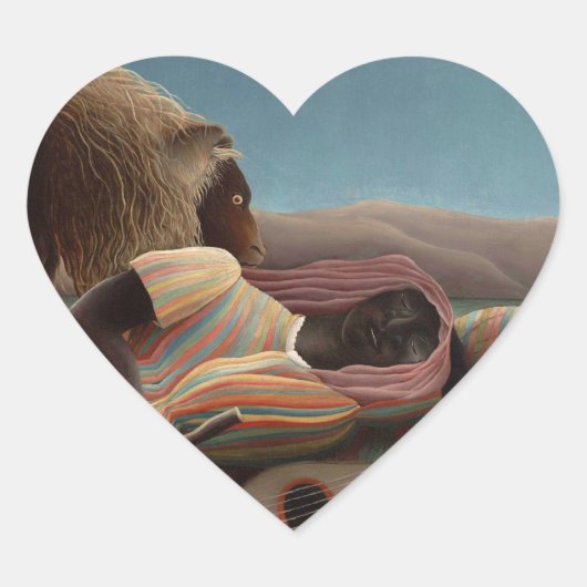眠るジプシー女 HART STICKER (Voorkant)