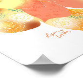 着物の女の子とテディベア POSTER (Hoek)