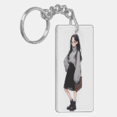 石川 美桜 (Ishikawa mio) Sleutelhanger (Voorkant Links)