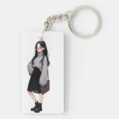 石川 美桜 (Ishikawa mio) Sleutelhanger (achterkant)