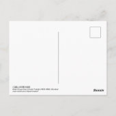 石 鐘 山, Shak Chung Shan, Hiroshi Yoshida, Woodcut Briefkaart (Achterkant)