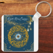 神秘的な月キーホルダー SLEUTELHANGER (Achterkant)