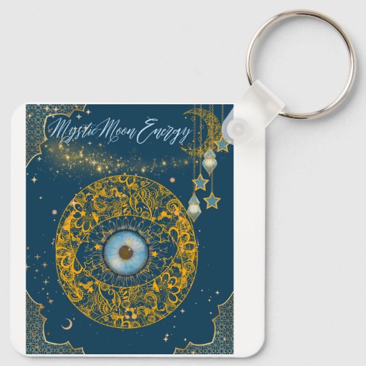 神秘的な月キーホルダー SLEUTELHANGER (Achterkant)