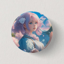 神秘的 女子 メルヘン ラブリー RONDE BUTTON 3,2 CM