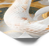 神聖なる白蛇 FOTO AFDRUK (Hoek)