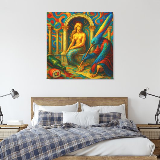 『神話を記録せよ』 CANVAS AFDRUK (Insitu (Slaapkamer))