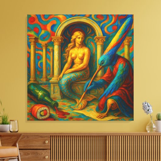 『神話を記録せよ』 CANVAS AFDRUK (Insitu (Woonkamer))