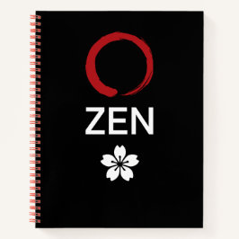 禅 Zen – Enso Sakura Minimalist Notebook Notitieboek