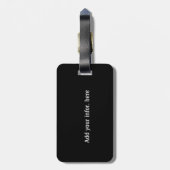 福(Fu) Good-Fortune & Blessings/Chinese Gift Bagagelabel (Achterkant verticaal)