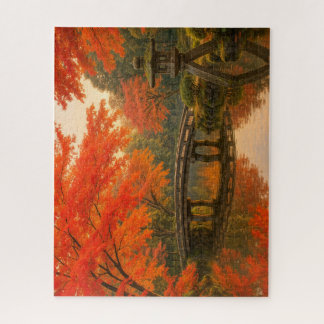 秋の兼六園・紅葉の回遊庭園 / Autumn at Kenroku‐en Garden Legpuzzel