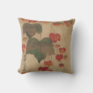 秋 蔦, 乾 Autumn Ivy, Kenzan, Japan Art Kussen