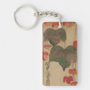 秋 蔦, 乾 Autumn Ivy, Kenzan, Japan Art Sleutelhanger