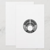 稲荷抱き稲 BRIEFPAPIER (Voorkant / Achterkant)