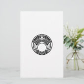 稲荷抱き稲 BRIEFPAPIER (Staand voorkant)