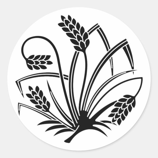 稲蝶 RONDE STICKER (Voorkant)