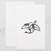 稲鶴 BRIEFPAPIER (Voorkant / Achterkant)