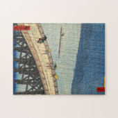 突 然 雨, 広 sudden Rain, Hiroshige, Ukiyo-e Legpuzzel (Horizontaal)
