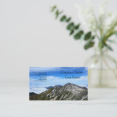 立山連峰の山並み VISITEKAARTJE (Staand voorkant)