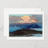 立 五 ヶ 原, Tateyama Goshikigahara, Yoshida, Woodcut Briefkaart (Voorkant / Achterkant)