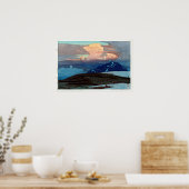 立 五 ヶ 原, Tateyama Goshikigahara, Yoshida, Woodcut Poster (Keuken)