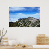 立 山 峰 の 山  POSTER (Keuken)