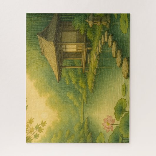 竹林に包まれた茶室｜Tea House in the Bamboo Grove Legpuzzel (Verticaal)