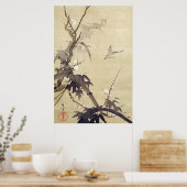 竹 に 鳥, 其 Bird en Bamboo, Kiitsu, Japan Art Poster (Keuken)
