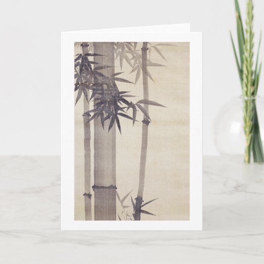 竹, 其一 Bamboe, Kiitsu, het Art. van Japan Kaart (Voorkant)
