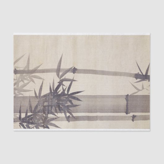 竹, 其一 Bamboo, Kiitsu, Japanese Art Tissuepapier (Voorkant)