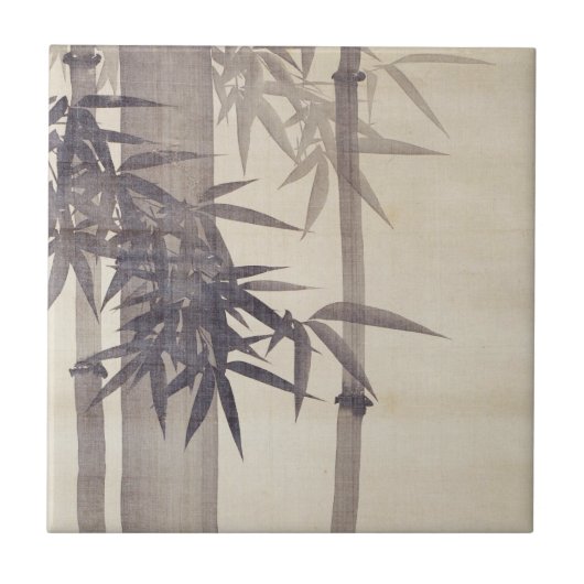 竹, 其 一 Bamboo, Kiitsu, Japan Art Tegeltje (Voorkant)