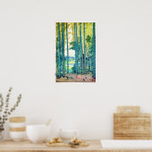 竹 林, Bamboe grove, Hiroshi Yoshida, Woodcut Poster (Keuken)