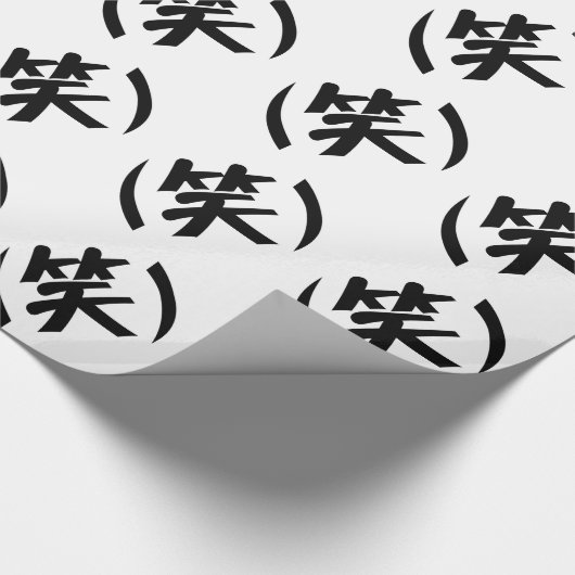 (笑) LOL Japans Slang Cadeaupapier (Hoek)