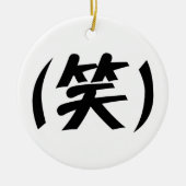 (笑) LOL Japans Slang Keramisch Ornament (Voorkant)