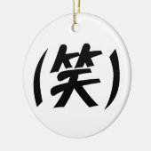 (笑) LOL Japans Slang Keramisch Ornament (Links)