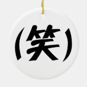 (笑) LOL Japans Slang Keramisch Ornament (Achterkant)