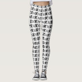 (笑) LOL Japans Slang Leggings (Voorkant)