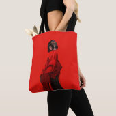 紅 リバーシブル・トートバッグ | 東京娘 GenerativeAI Bag Tote Bag (Dichtbij)