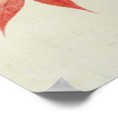 紅 葉, 其 Japanse paardenboom, Kiitsu Poster (Hoek)
