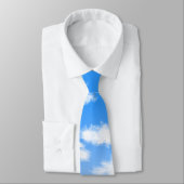 繁みの中から見てるにゃん猫(青空) ネクタイ STROPDAS (Gebonden)