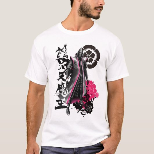 織田信長 第六天魔王Tシャツ T-SHIRT (Voorkant)