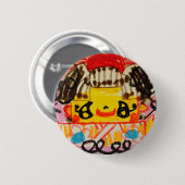 缶 バ ジ 着 物  ) RONDE BUTTON 5,7 CM (Voorkant /achterkant)