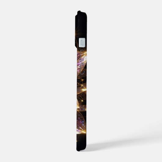 美しい光の華 iPhone 15 CASE (Linkerkant)