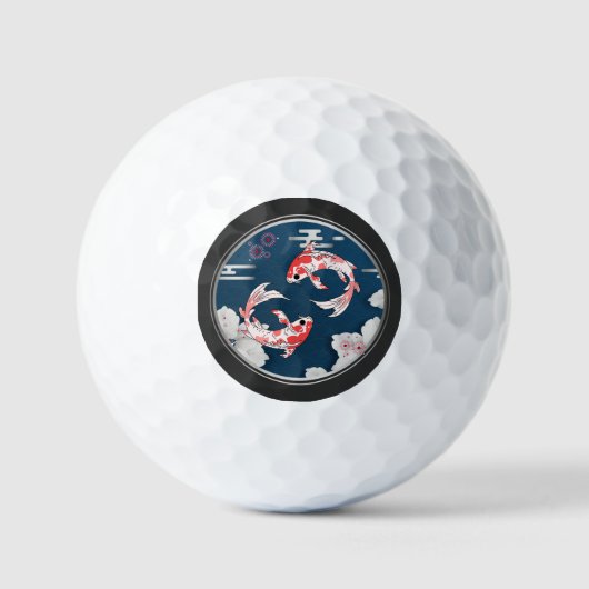 美しい錦鯉の和風♡ GOLFBALLEN (Voorkant)