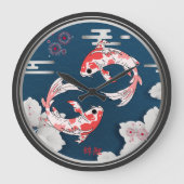 美しい錦鯉の和風♡ GROTE KLOK (Voorkant)