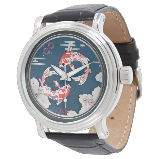 美しい錦鯉の和風♡ HORLOGE (Gekanteld)
