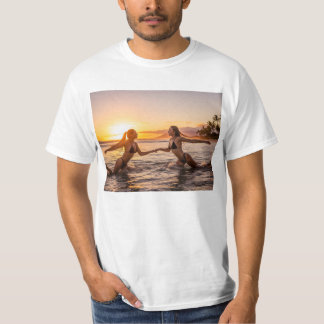 美人 美魔女 水着 スイムダンス シンクロナイズドスイミング T-SHIRT