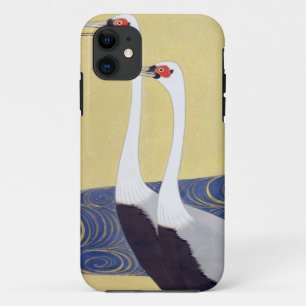 群 鶴 図 分, 風 (details), Kiitsu, 屏部 iPhone 11 Hoesje