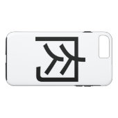 肉 Meat Niku Mi-to-Japans Manuscript Meat Kanji Nik Case-Mate iPhone Case (Achterkant (Horizontaal))