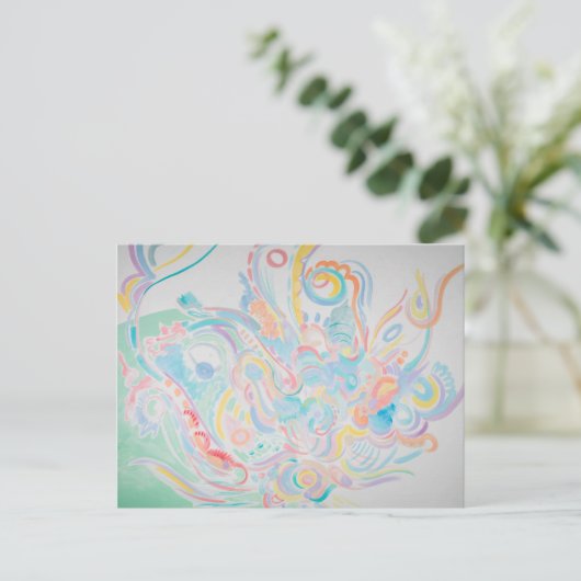 舞 龍 BRIEFKAART (Staand voorkant)